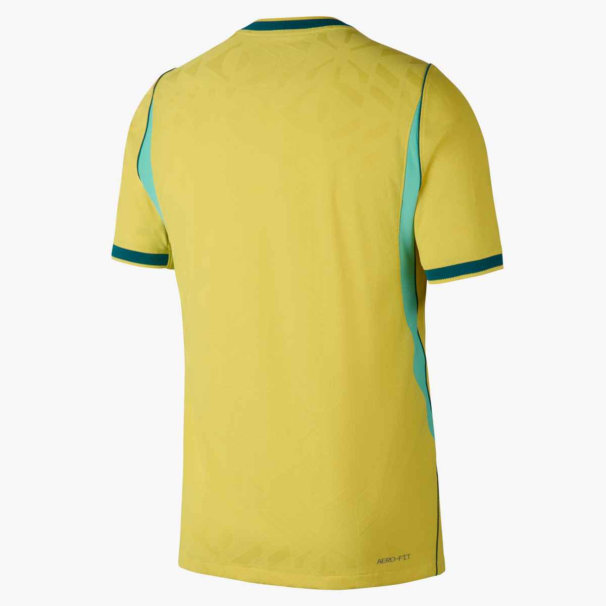 Nike Camiseta Local Auténtica Match Brasil Neymar Jr. 2026 para Hombre (Amarillo/Verde Azulado)