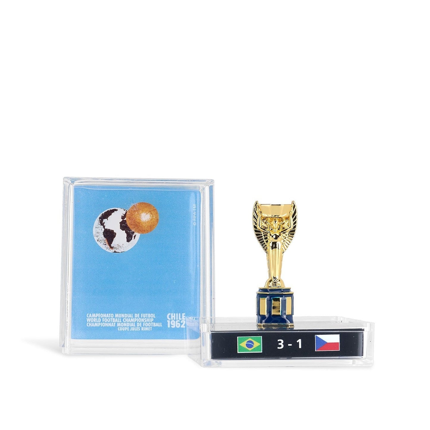 45mm Licenciada 1962 FIFA Copa Mundial Trofeo Réplica - Brasil