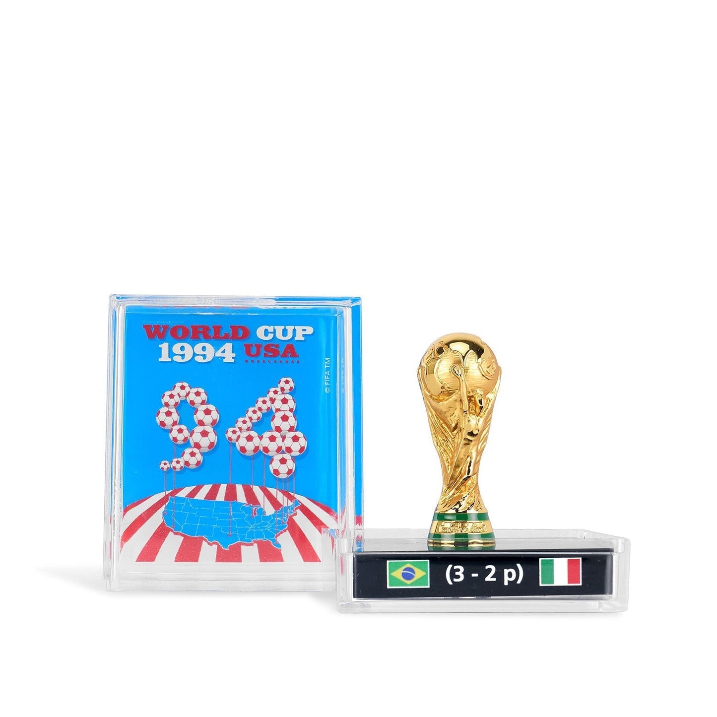 45mm Licenciada 1994 FIFA Copa Mundial Trofeo Réplica - Brasil