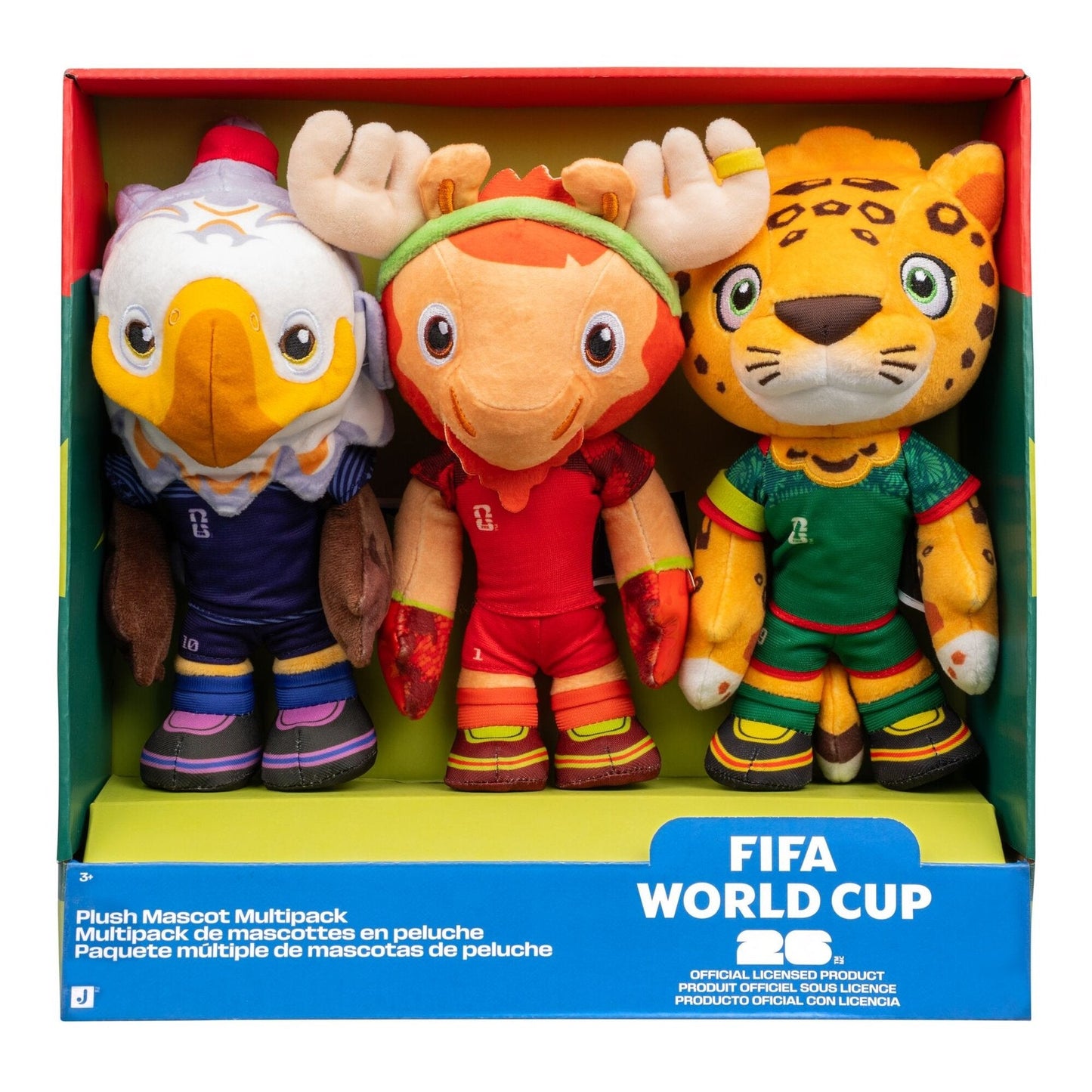 FIFA Copa Mundial 2026™ 10" Mascota Peluche Multipack