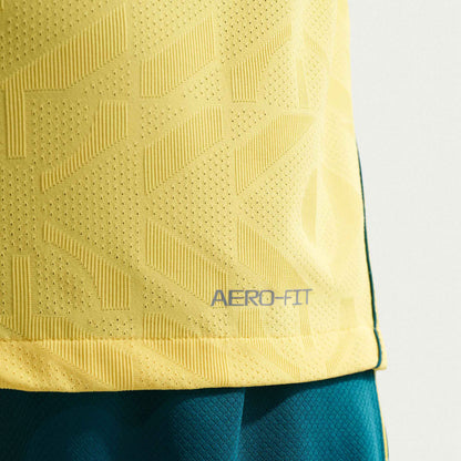 Nike Camiseta Local Auténtica Match Brasil Neymar Jr. 2026 para Hombre (Amarillo/Verde Azulado)