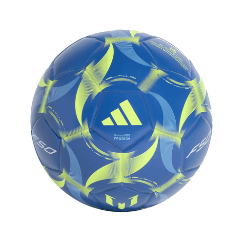 adidas Mini Balón F50 Messi (Azul Royal/Amarillo)