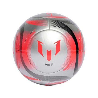 adidas Mini Balón Messi (Metálico Hierro/Blanco/Negro)