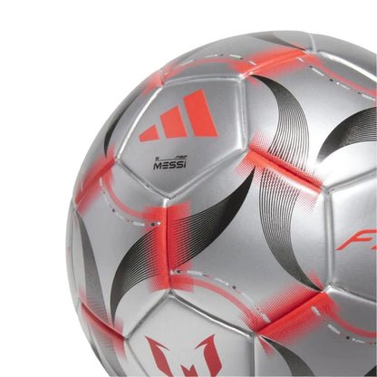 adidas Mini Balón Messi (Metálico Hierro/Blanco/Negro)