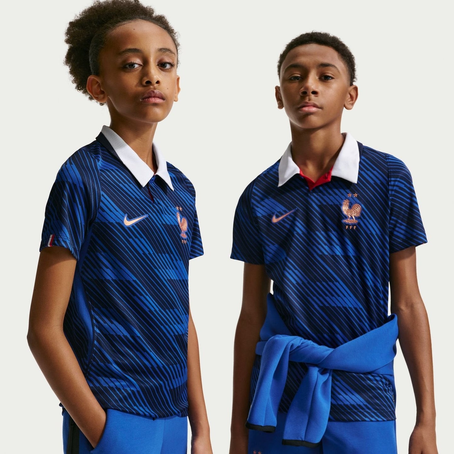 Francia 2026 Local Auténtica Camiseta - Juvenil