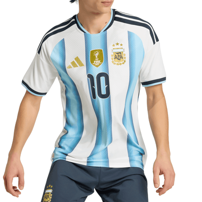 Argentina 2026 Camiseta Local Auténtica Messi - Hombre