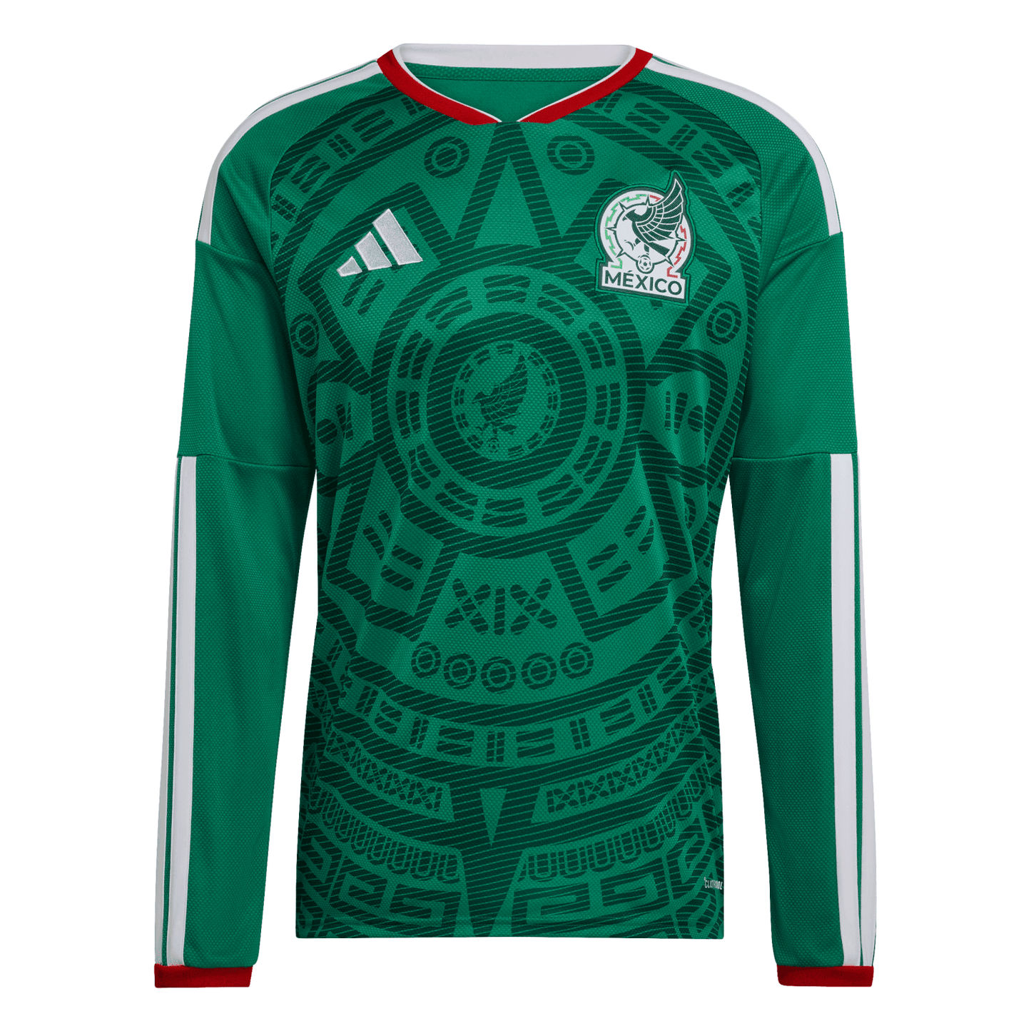 México 2026 Auténtica Local Manga Larga Camiseta - Hombre