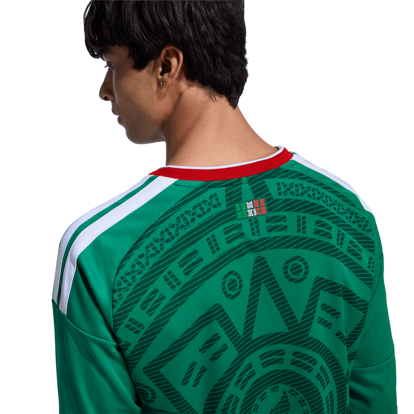 México 2026 Auténtica Local Manga Larga Camiseta - Hombre