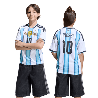 Argentina 2026 Auténtica Camiseta Local Messi 10 - Juvenil