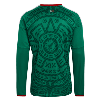 México 2026 Auténtica Local Manga Larga Camiseta - Hombre