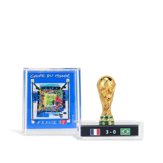 45mm Licenciada 1998 FIFA Copa Mundial Trofeo Réplica - Francia