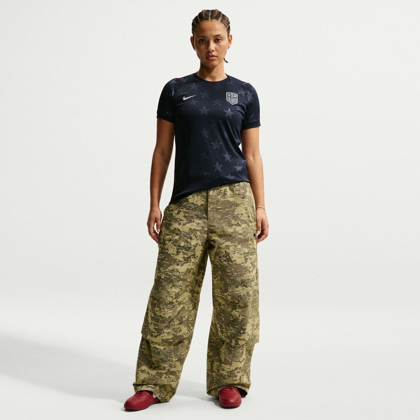 USA 2026 Auténtica Visitante Camiseta - Mujer
