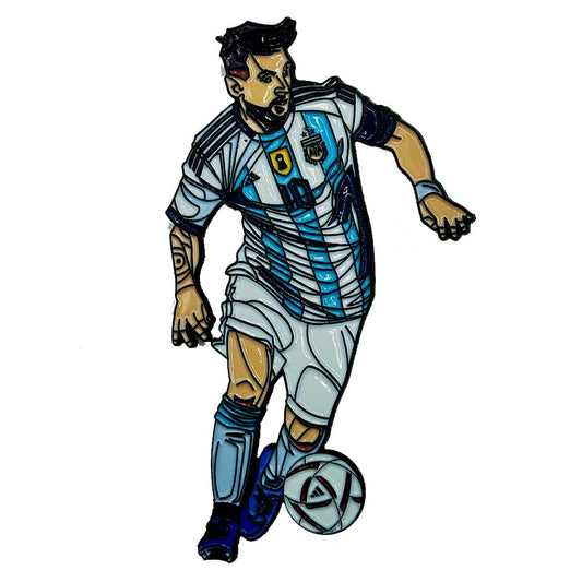 Pin de Esmalte Messi Argentina de 4.5 Pulgadas