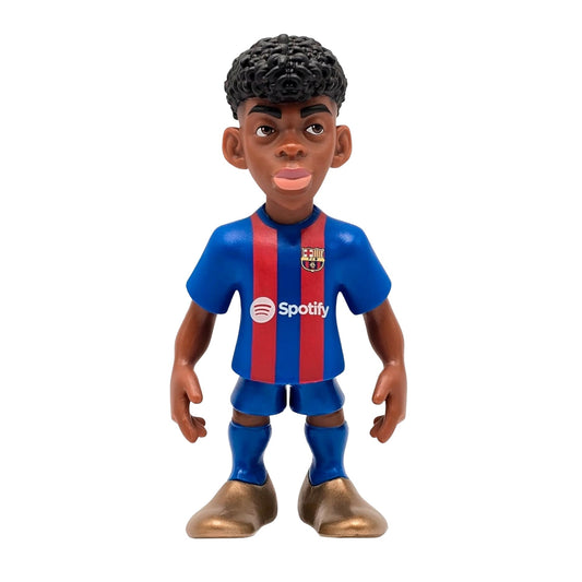 Figura Coleccionable Mini Minix Barcelona Lamine Yamal (Azul Marino)