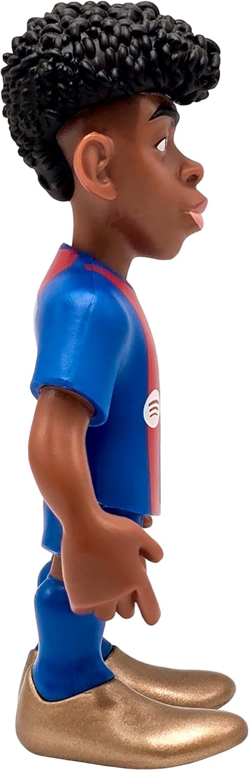 Figura Coleccionable Mini Minix Barcelona Lamine Yamal (Azul Marino)