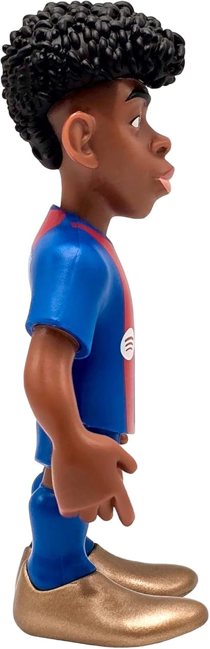 Figura Coleccionable Mini Minix Barcelona Lamine Yamal (Azul Marino)