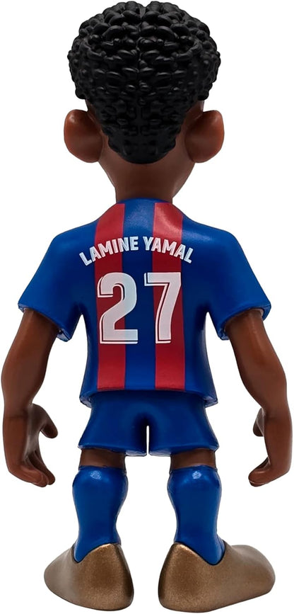 Figura Coleccionable Mini Minix Barcelona Lamine Yamal (Azul Marino)