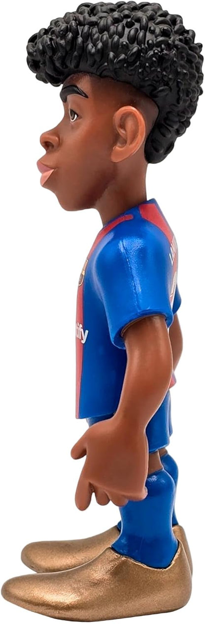 Figura Coleccionable Mini Minix Barcelona Lamine Yamal (Azul Marino)