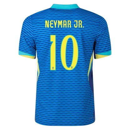 Nike Camiseta Visitante Auténtica Brasil Neymar Jr. 24/25 (Soar/Amarillo Dinámico)