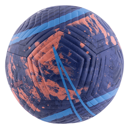 Nike Balón Academy Erling Haaland (Azul Marino/Naranja)