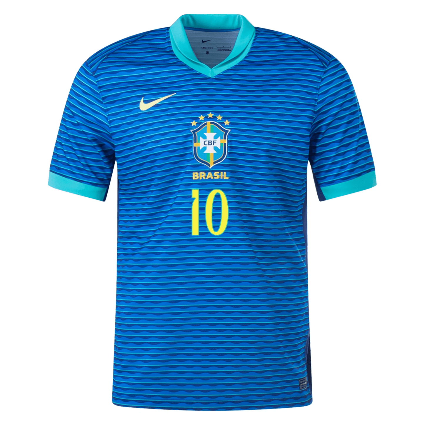 Nike Camiseta Visitante Brasil Neymar Jr. 24/25 para Hombre (Soar/Amarillo Dinámico)
