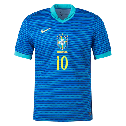 Nike Camiseta Visitante Brasil Neymar Jr. 24/25 para Hombre (Soar/Amarillo Dinámico)