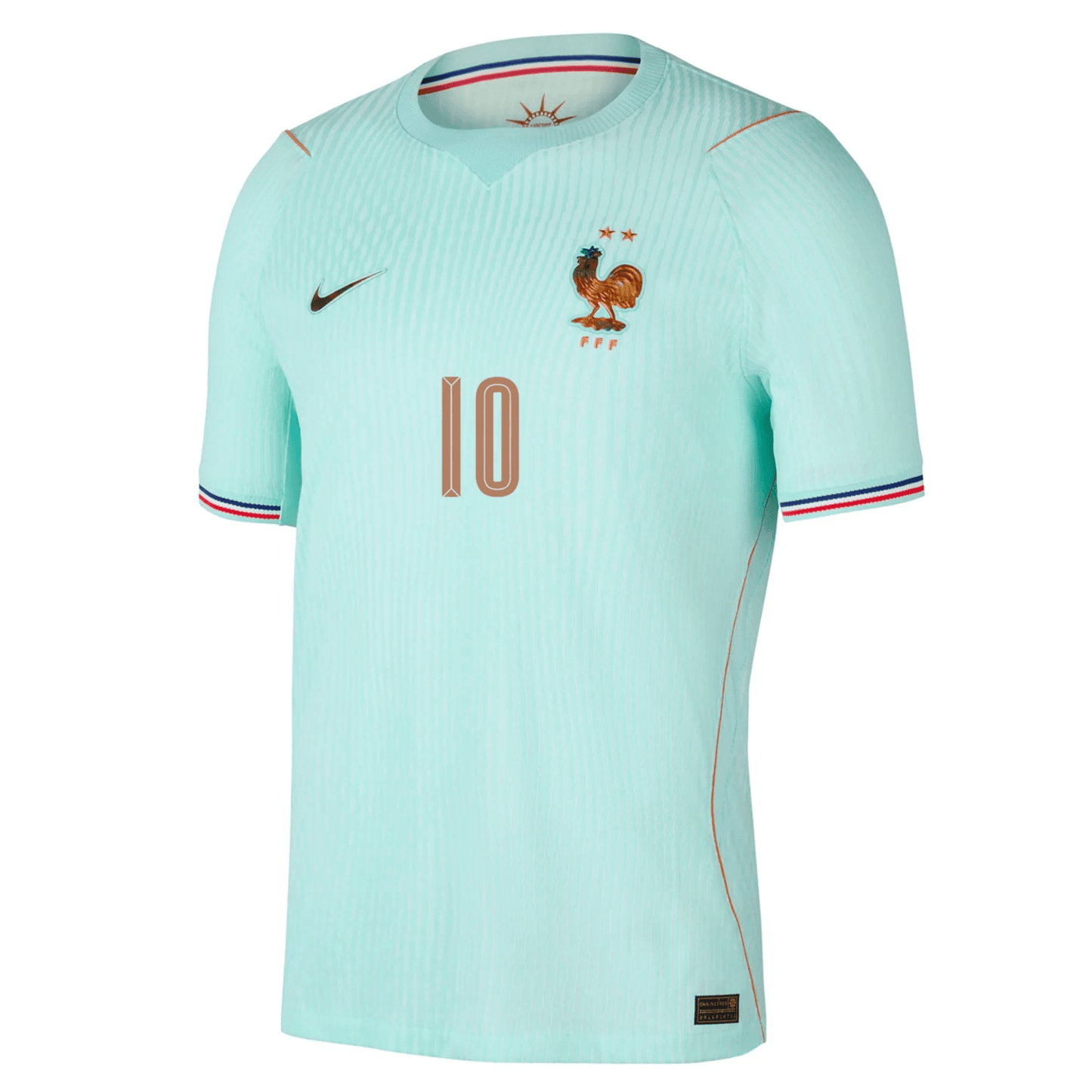 Nike Camiseta Visitante Auténtica Match Francia Kylian Mbappe 2026 para Hombre (Igloo/Monarca)