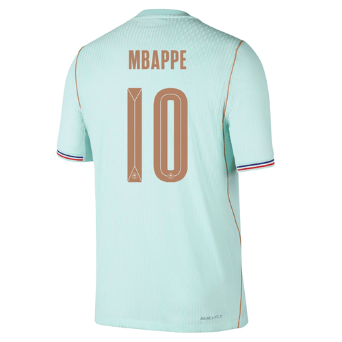 Nike Camiseta Visitante Auténtica Match Francia Kylian Mbappe 2026 para Hombre (Igloo/Monarca)