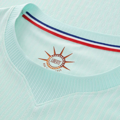 Nike Camiseta Visitante Auténtica Match Francia Kylian Mbappe 2026 para Hombre (Igloo/Monarca)
