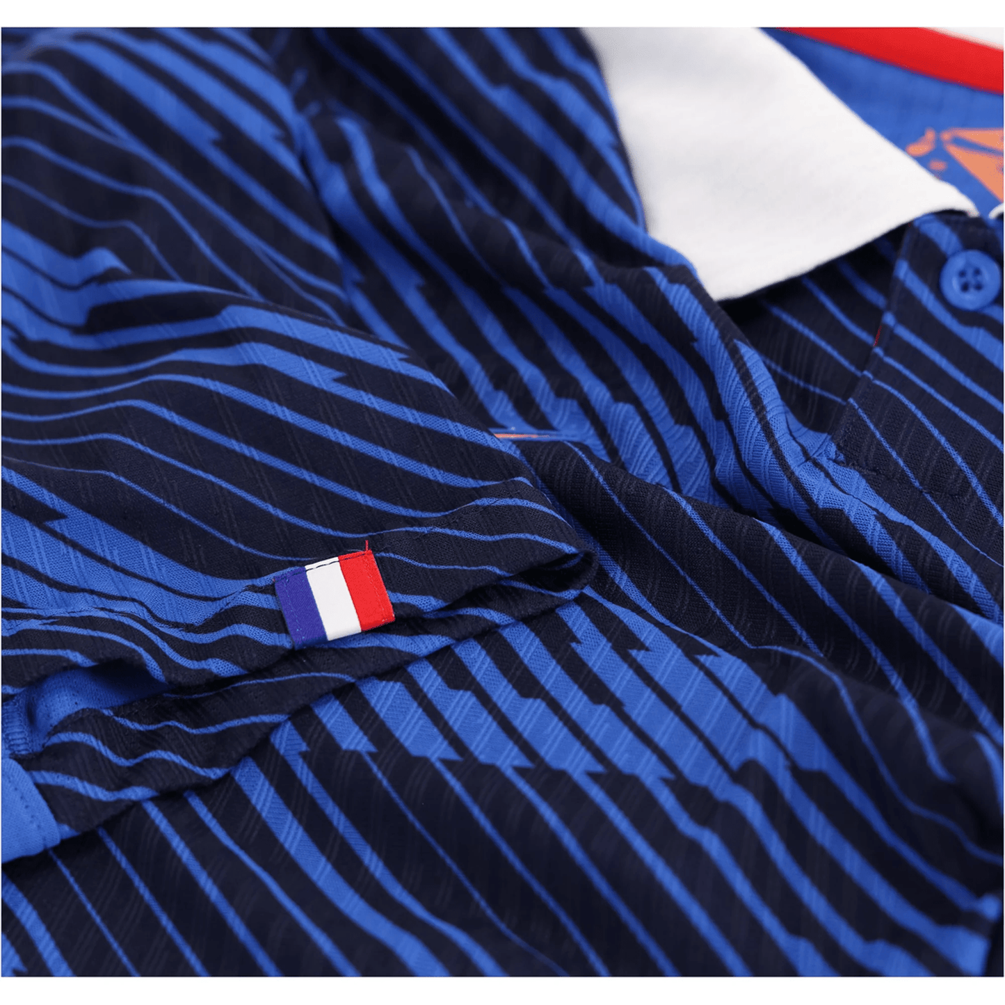 Nike Camiseta Local Auténtica Match Francia Kylian Mbappe 2026 para Hombre (Azul Royal/Dorado Metálico)