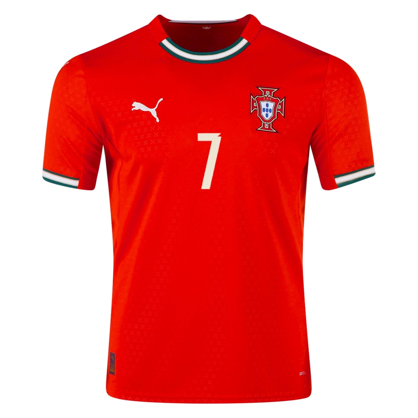 Puma Camiseta Local Portugal Cristiano Ronaldo 25/26 (Rojo Deporte/Almendra Azucarada)