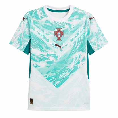 Puma Camiseta Visitante Cristiano Ronaldo Portugal 2026 Juvenil (Blanco/Verde)